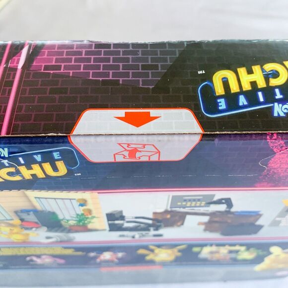 Mega Construx Pokemon Detective Pikachu Office Building Set Sealed NIB - Picture 4 of 4